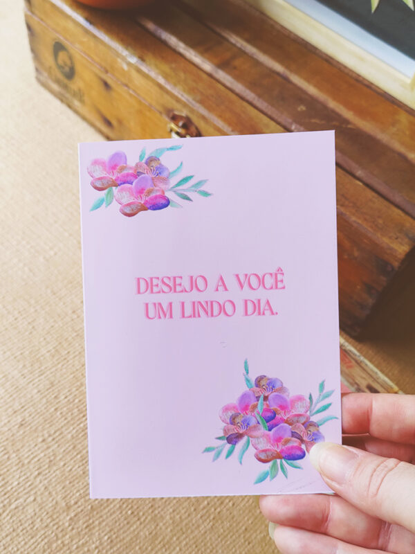 Cartão Desejo a você um lindo dia - Imagem 2