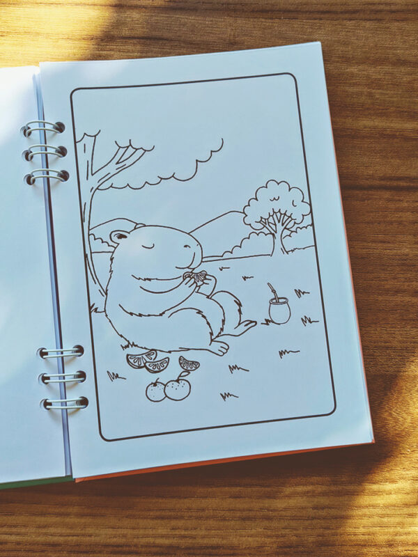 Livro de colorir - Capi Bah - Imagem 2