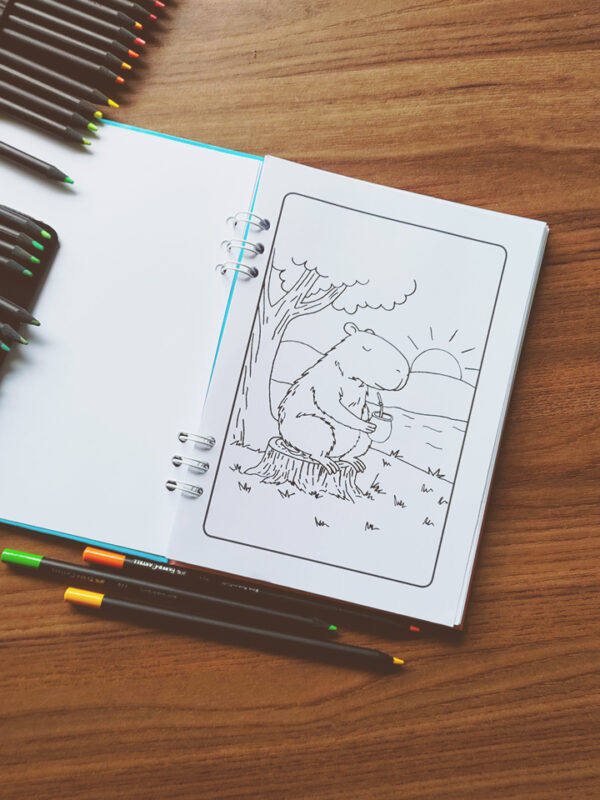 Livro de colorir - Capi Bah - Imagem 6