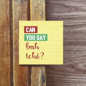 Porta-copos artesanal - Do Sul