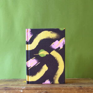 Caderno A6 pintado a mão - Coleção Fluir 12