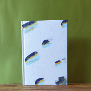 Caderno A5 pintado a mão - Coleção Fluir 18