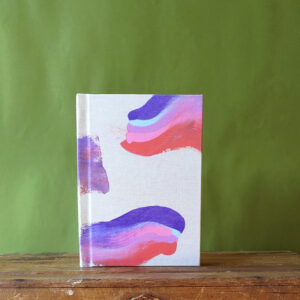 Caderno A6 pintado a mão - Coleção Fluir 6
