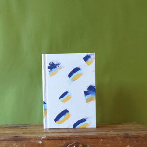 Caderno A6 pintado a mão - Coleção Fluir 7