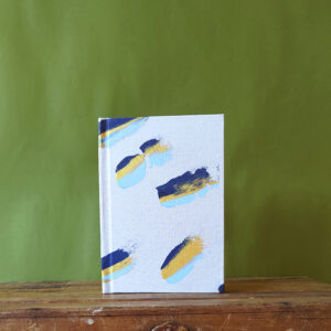 Caderno A6 pintado a mão - Coleção Fluir 8