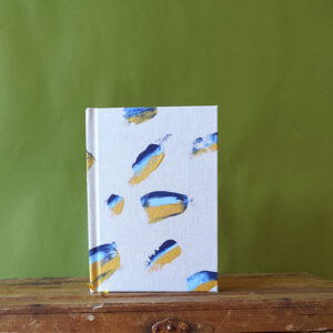Caderno A6 pintado a mão - Coleção Fluir 9
